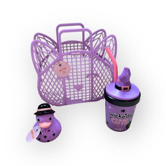 Target Other - Nwt Target 2023 Viral jelly basket Wickdly cute cup Witch Rubber duck Sold Out